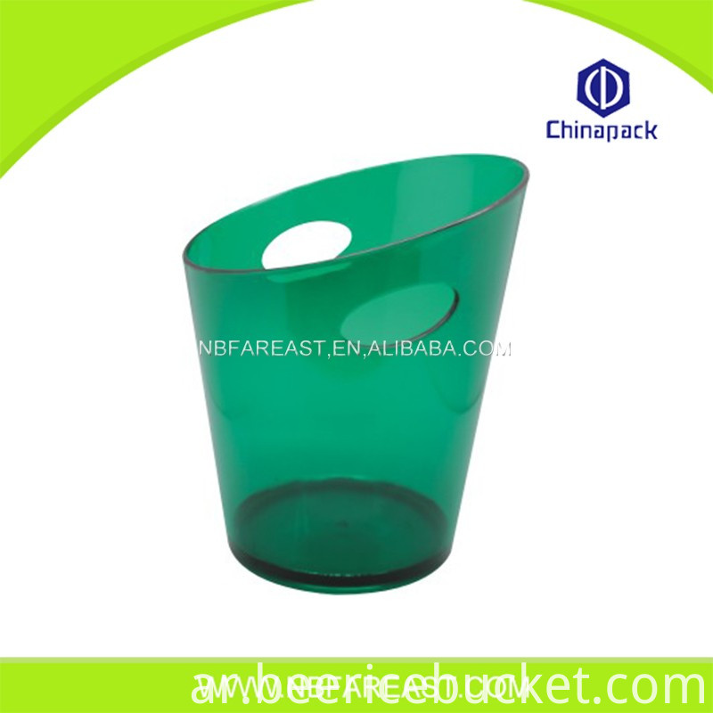 تعزيز فريد شابل دلو الجليد شفاف فريد Promotion custom unique shaple transparent ice bucket